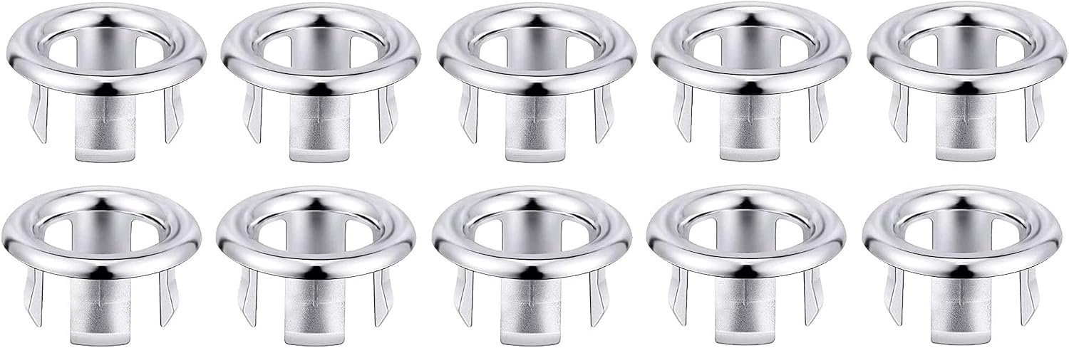 Universele Zinken Overloop Ring Set (10 stuks) - Zilver