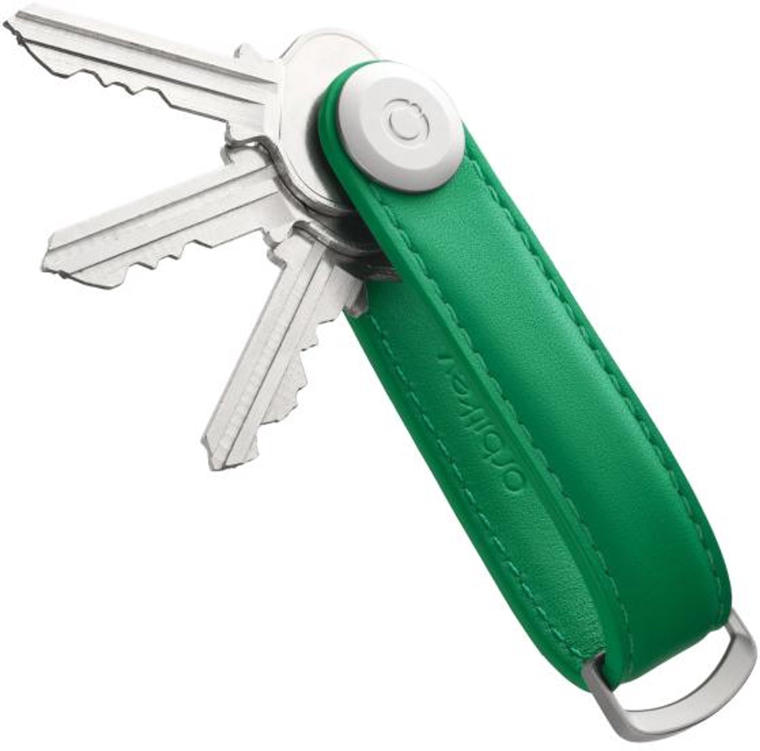 Orbitkey Sleutelhouder | Key Organiser | Leder | Groen | Kelly Green
