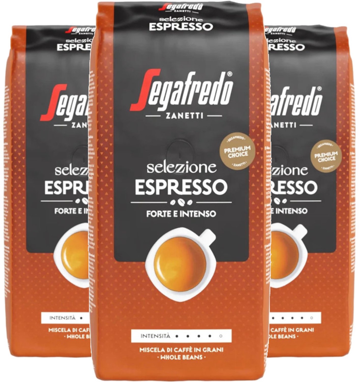 Segafredo Selezione Espresso Forte E Intenso - Multipack - Koffiebonen - 1500g (3x500g)