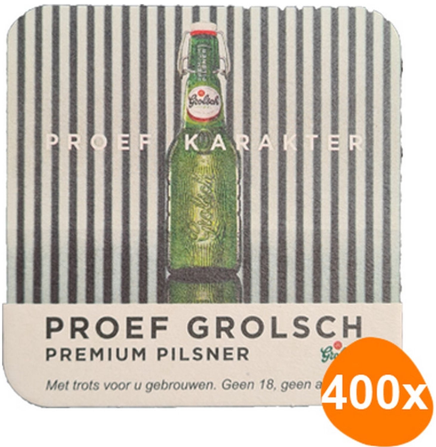 Grolsch - Bierviltjes - 400 stuks (4x 100 stuks)