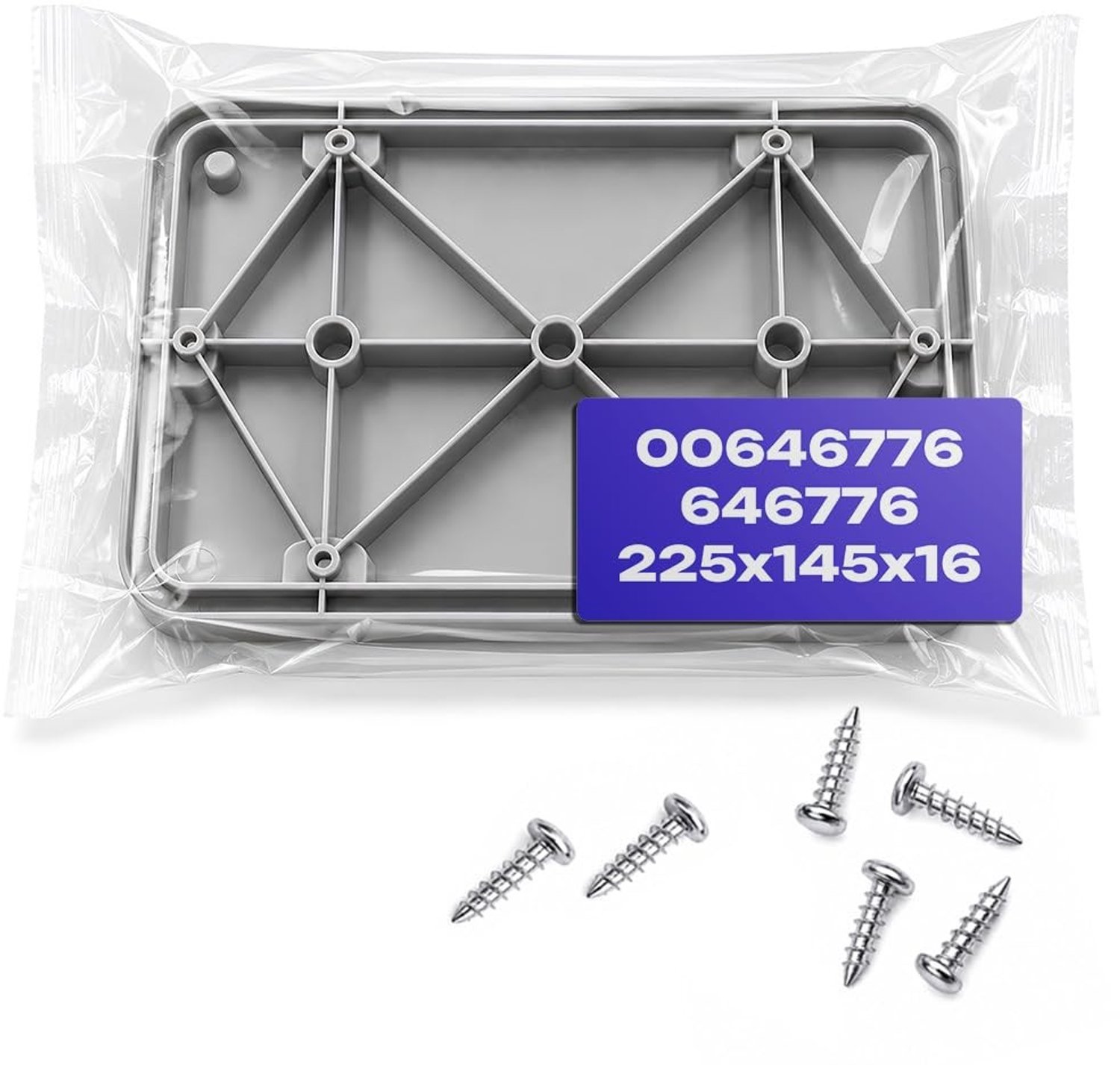 Serviceklep voor Droger 225x145x16 mm - Vervangingsonderdeel