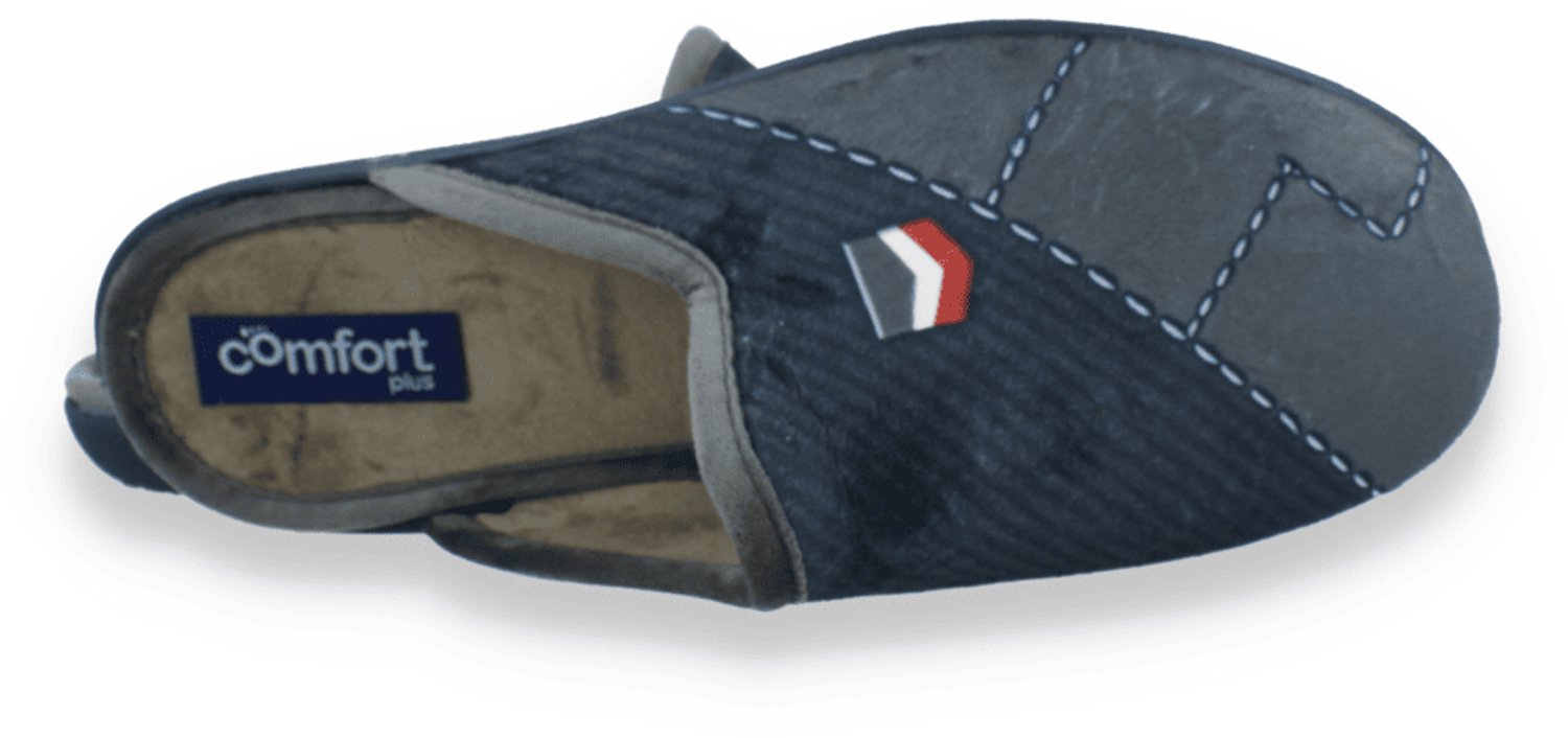 Comfort Plus Heren Pantoffel | Kaki | Maat: 44