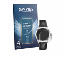 Savvies - Screenprotector voor Hamilton Khaki Field Murph H70405140 - Folie Beschermfolie transparant volledig dekking 4 Stuks
