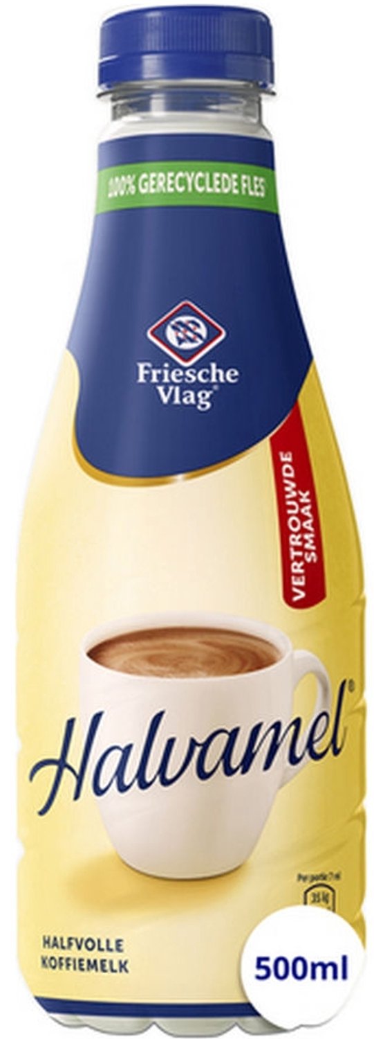 Friesche vlag | Halvamel | Pet fles | 12x 500ml