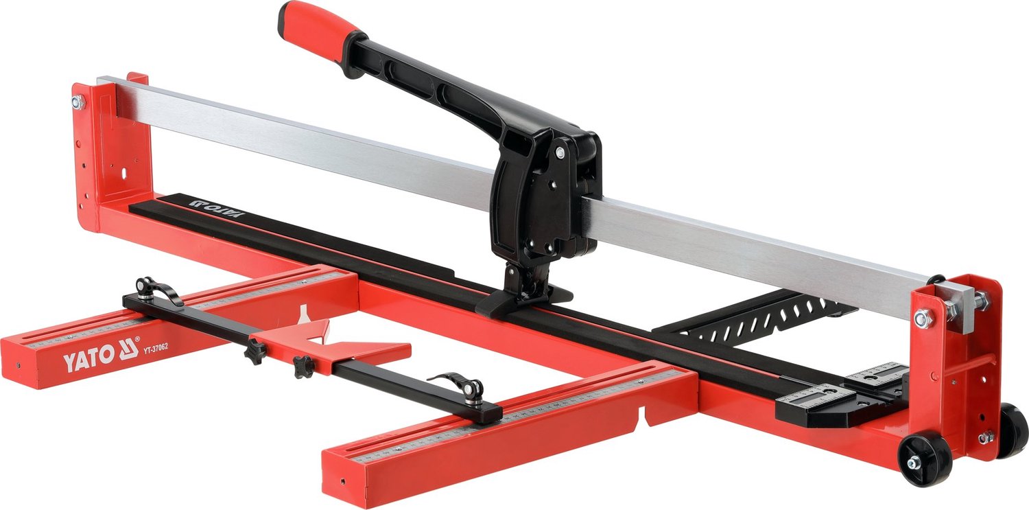 YATO Professionele Handmatige Tegelsnijder 1000 mm - Snijdikte tot 16 mm - Met Hardmetalen Snijwiel YG6X (22x6x6 mm) - Hoekverstelling 0-45° voor Keramiek & Plavuizen