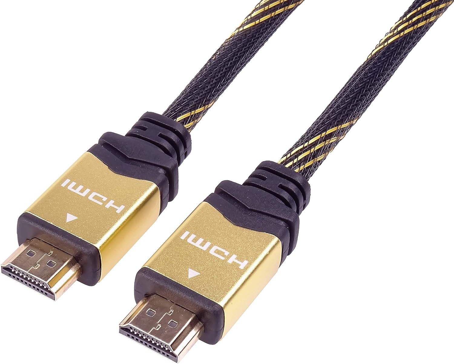 PremiumCord HDMI 1.4 Kabel met Ethernet - 10m - Goud