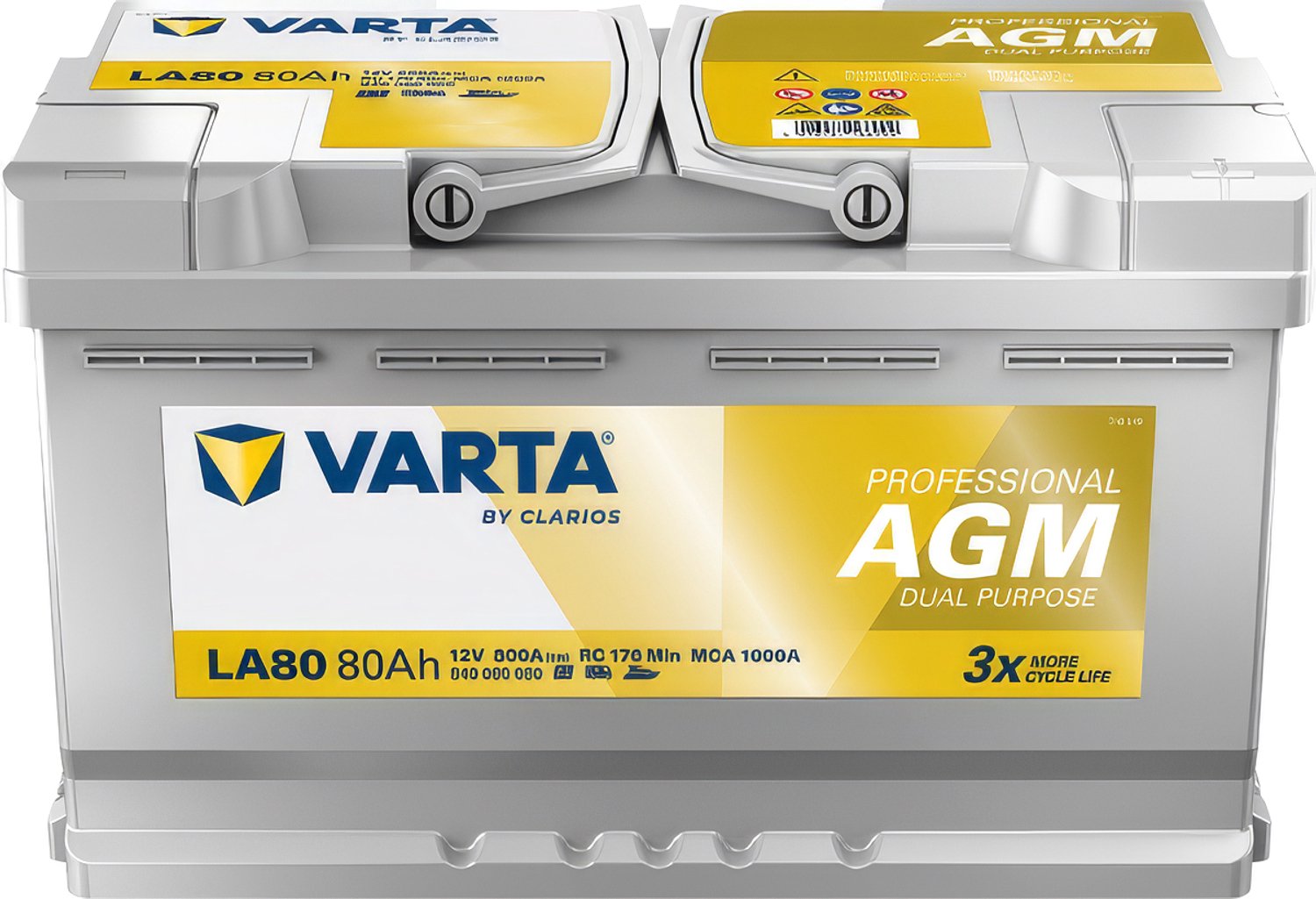 Varta LA80 - Accu - 80Ah - 12V - 800A(EN)