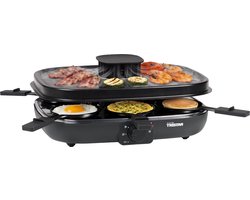 Tristar Raclette Clean Air - Gourmetstel - Met ingebouwde met Luchtfilter - 35 x 27,5 cm - 1100 W - 6 personen - RA-2765