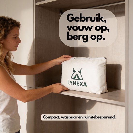 LYNEXA® - Speeltent - Kindertent - Speelhuis - Speeltent meisjes - Speeltent jongens - Speelhuisje binnen - Incl. Zachte Mat, Verlichting, Opbergtas – Roze — cadeau in Spellen & Speelgoed - foto 5