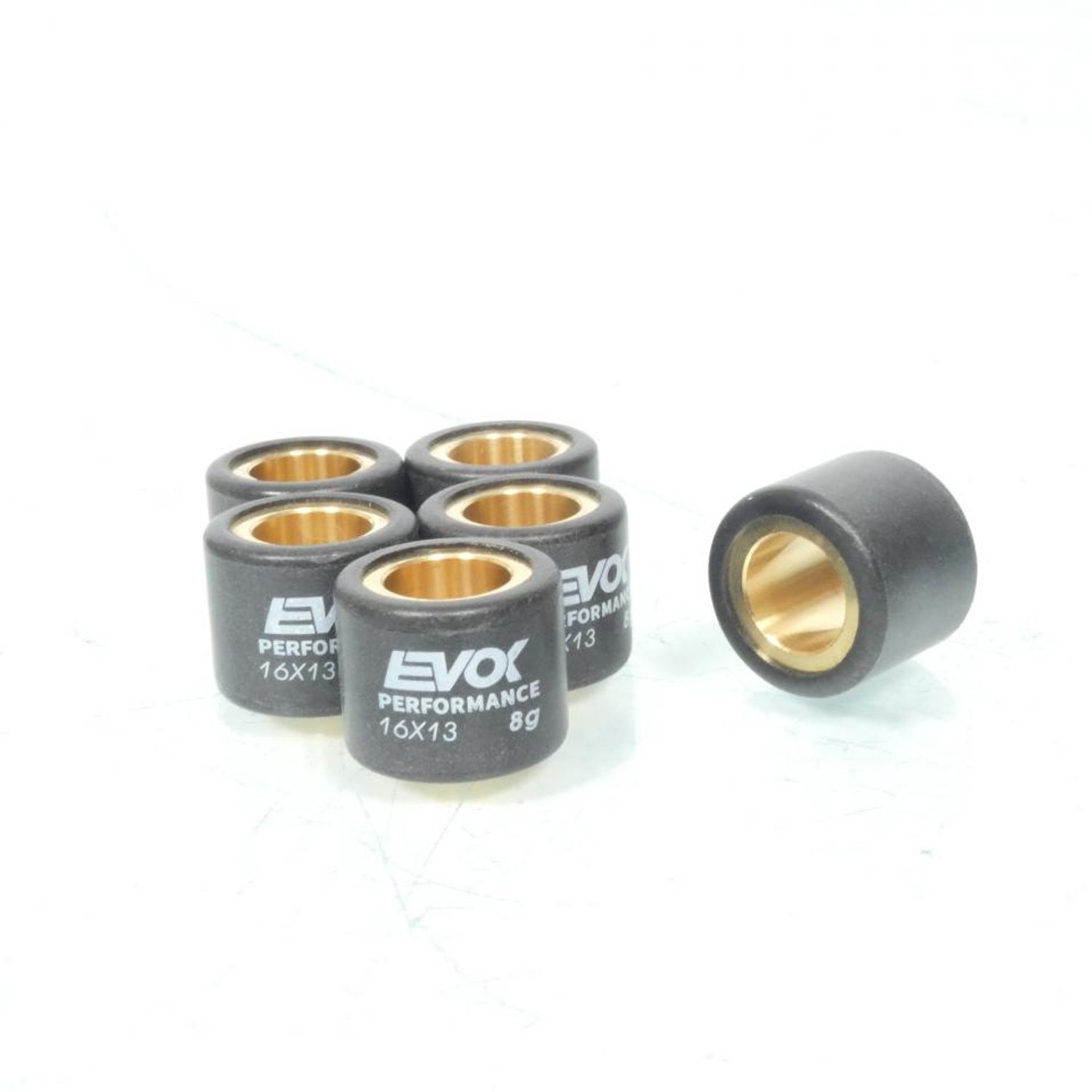 Variateurrol EVOK voor Scooter Peugeot 50 X-fight 2004 tot 2020 16x13 8Grs Nieuw