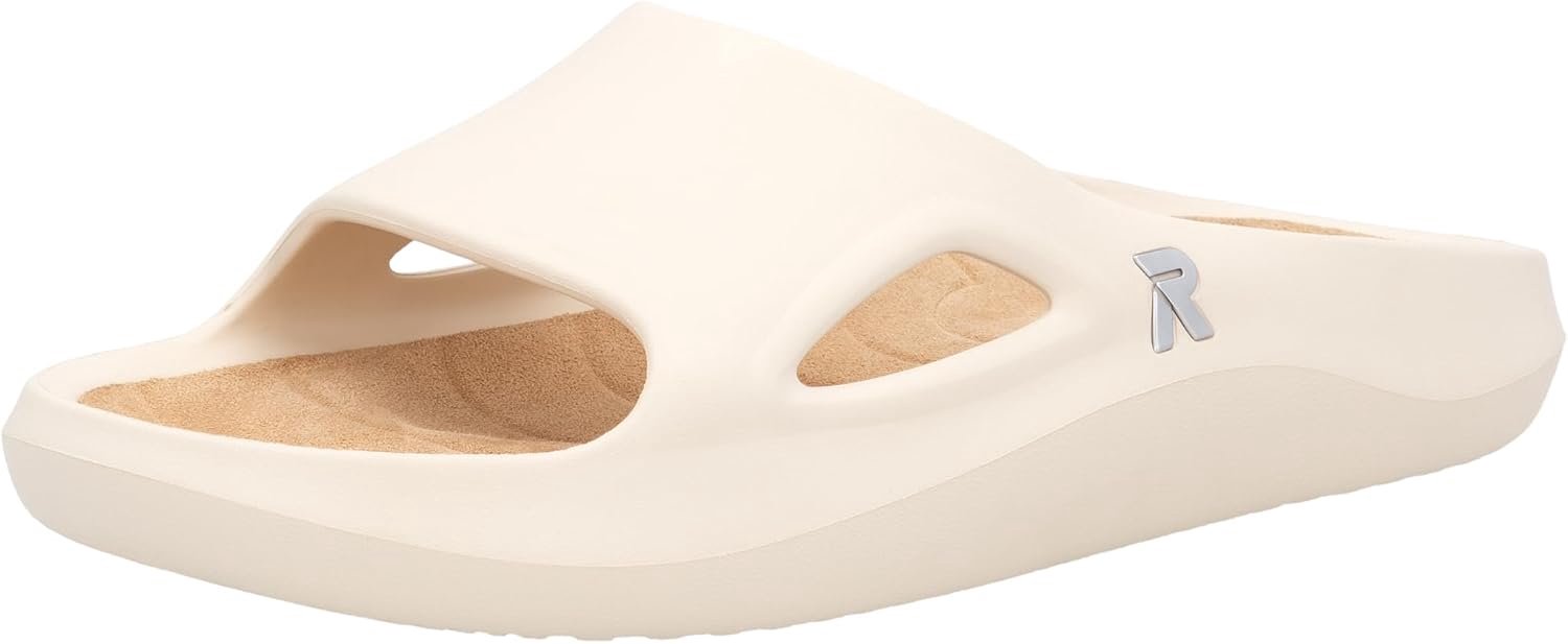 Rieker U3350 Heren Slippers Comfort & Stijl Beige