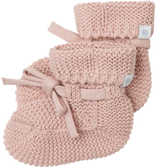 Noppies - Geschenkverpakking - Gebreide slofjes Nelson - 2paar - Rose smoke - Wit - Baby 0-12mnd - Biologische katoen - Giftset - Cadeaudoosje - Newborn - Kraamcadeau - Babyshower — afbeelding 4