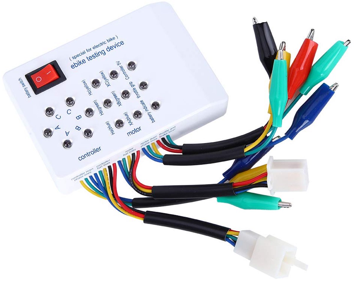 Motortester, e-bike scooter borstelloze auto motor controller tester, snelle batterij aangedreven gespaard apparaat controller