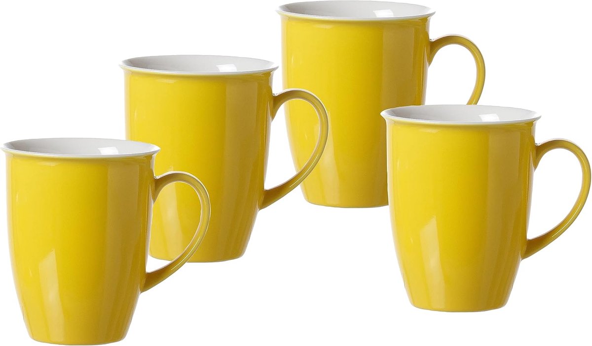 Doppio, 4-delig, geel