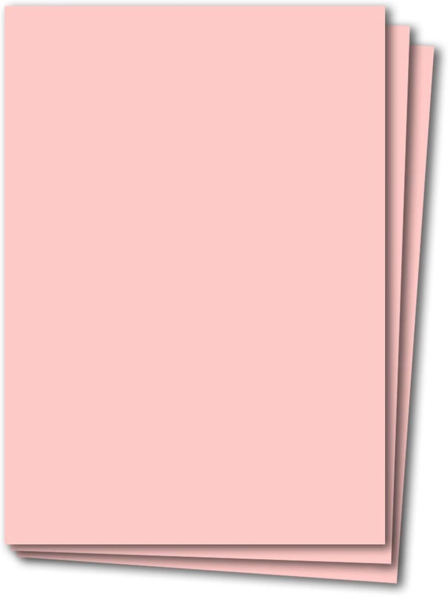 50 vellen gekleurd karton, DIN A4, roze, 240 g/m², dik knutselkarton, 21,0 x 29,7 cm, karton om te knutselen, voor fotoalbum, menukaart, bedrukbaar, doe-het-zelf, creatief zijn