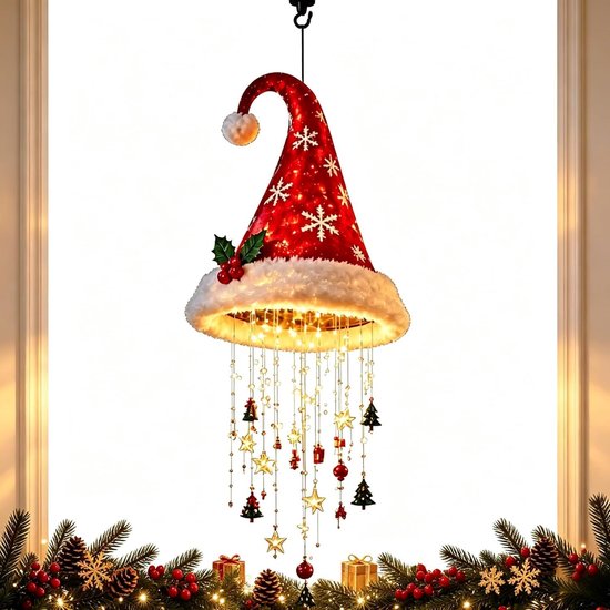 Kerst Ornament met LED Lich - 1 stuk