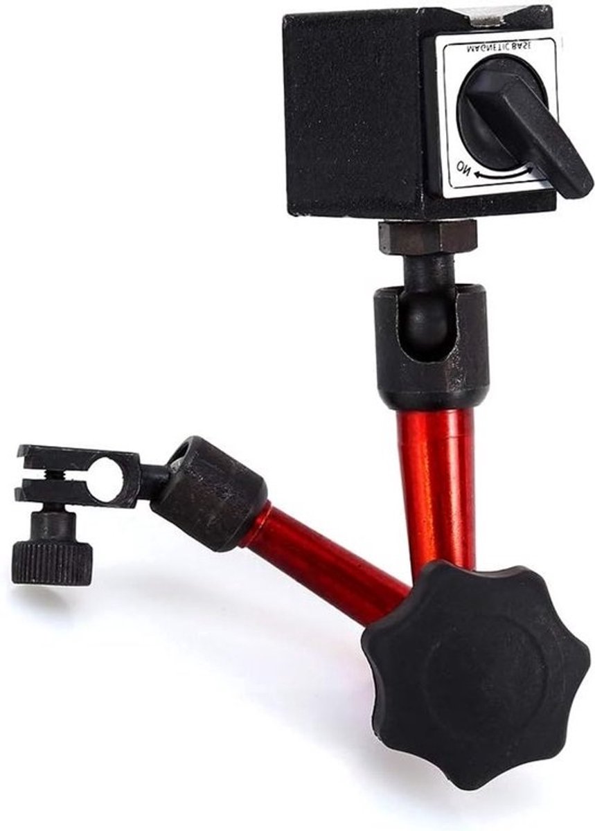 Mini magnetische basis voor digitale indicator - verstelbare steun en fijne afstelling