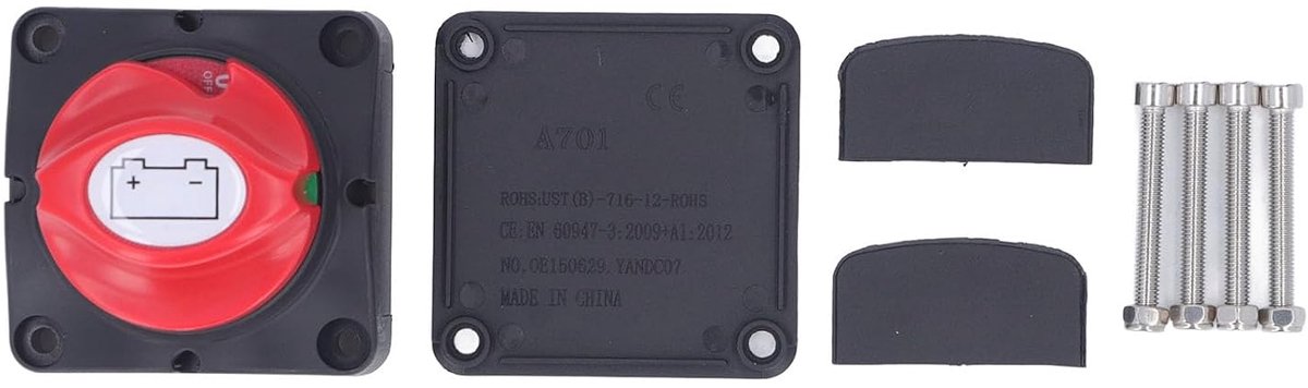 Accu Isolator Schakelaar, Enclosed Knop Stroom Schakelaar voor Elektrische Voertuigen