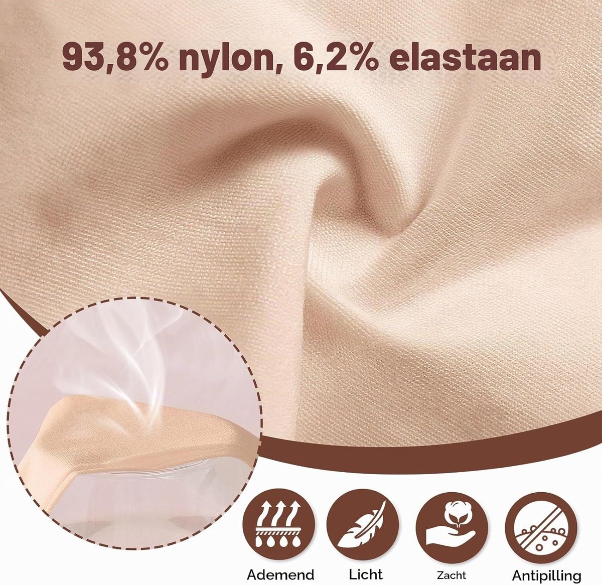 90 DEN Balletpanty voor meisjes, fijne panty voor meisjes, microvezel, antislip, versterkte tenen
