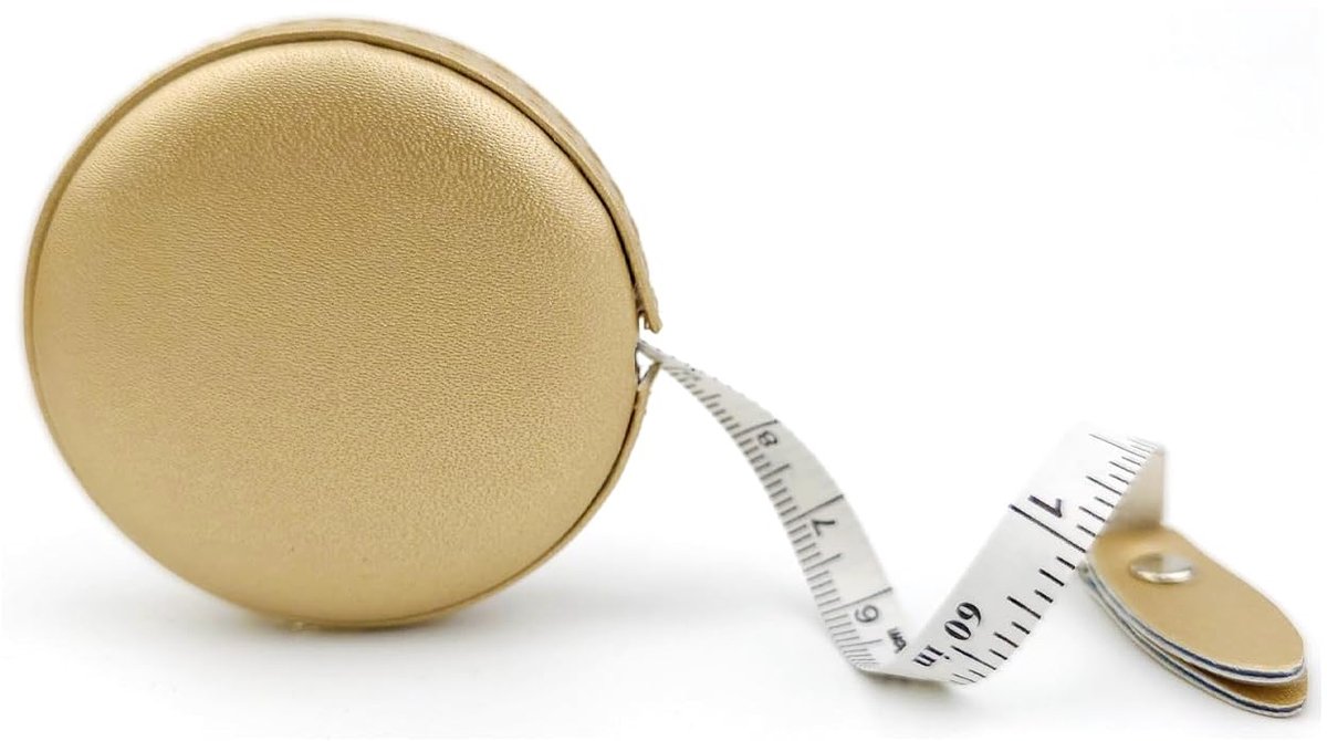 Leren Meetlint 150cm Intrekbaar voor Kleermakers