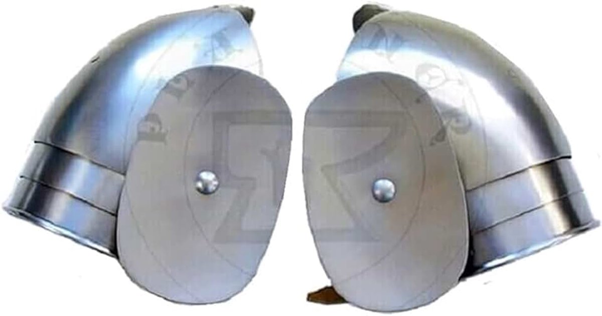 Krijger paar Pauldrons Steel Knight schouder Armor Set