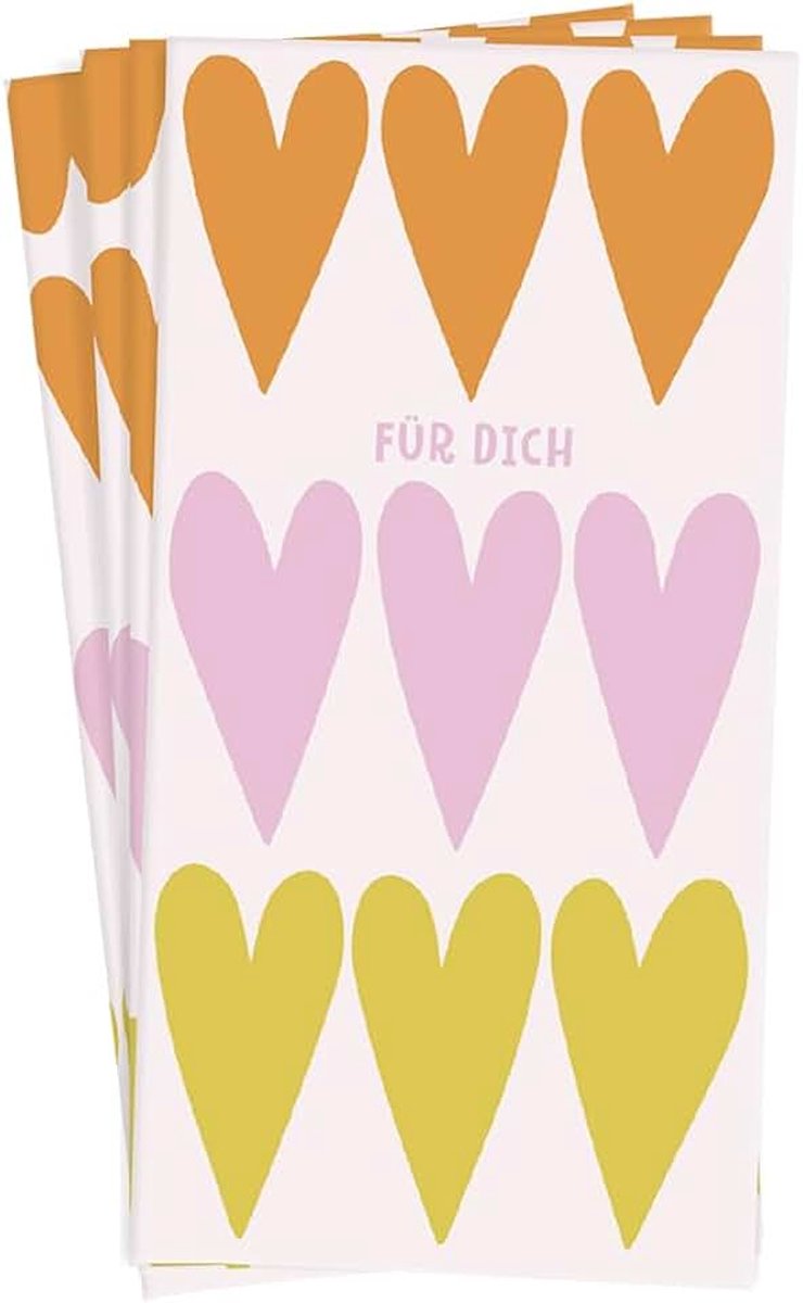 Grafik Workshop zakdoeken met spreuk | cadeau-idee | 10 stuks | Voor jou