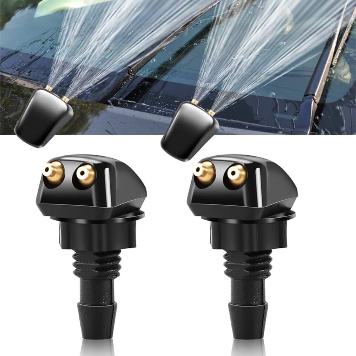 Fiat 500 Tipo, Voor Punto stilo, Voor Freemont, Voor Cross, Voor Coroma, Voor Panda Idea, Voor Palio, Voor Egea 500X Toro Auto Voorruit Washer Wiper Nozzle