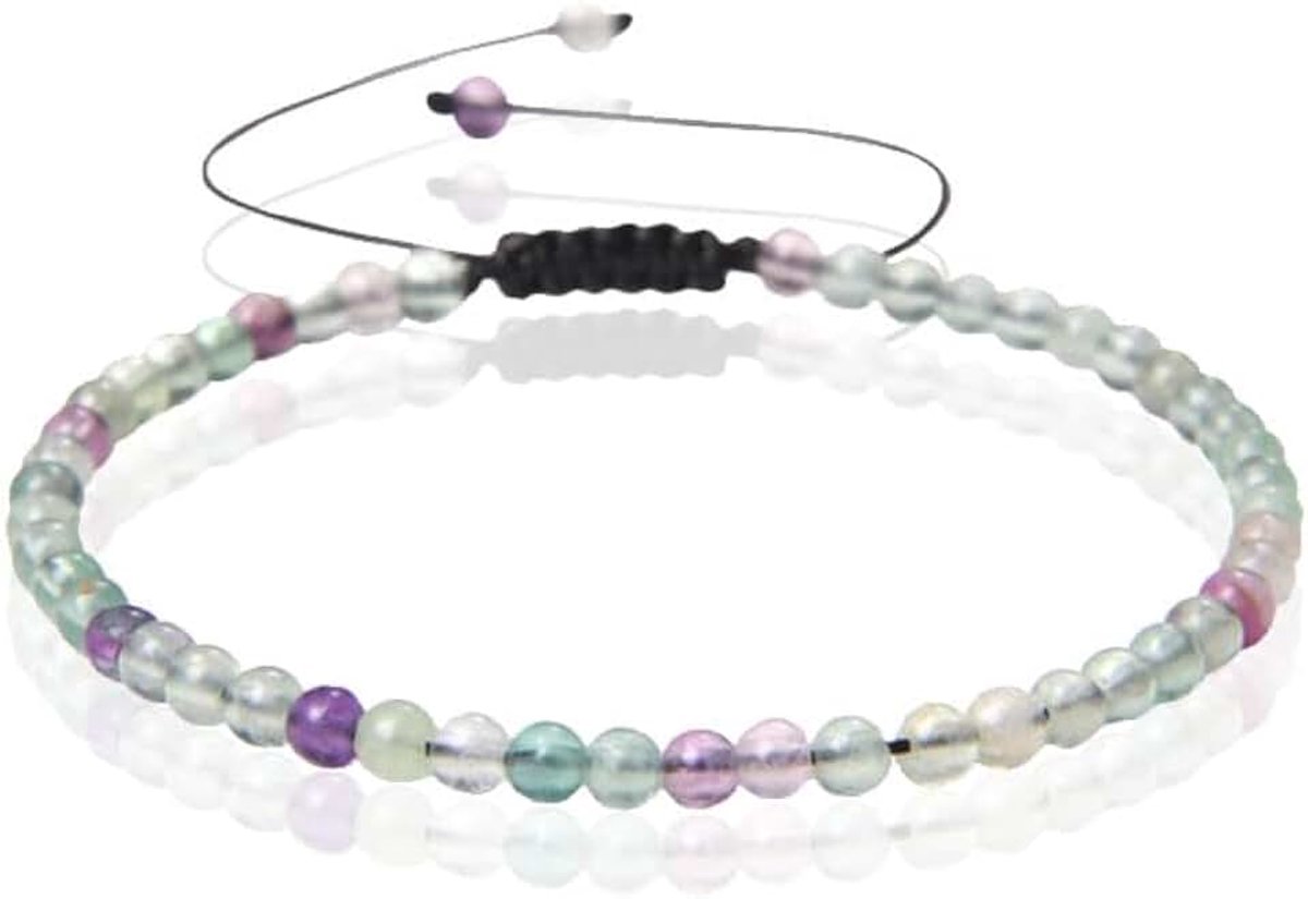 Memphis No.1 Armband - 4mm Fluorite