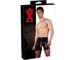 Mannen Latex Broek zwart S