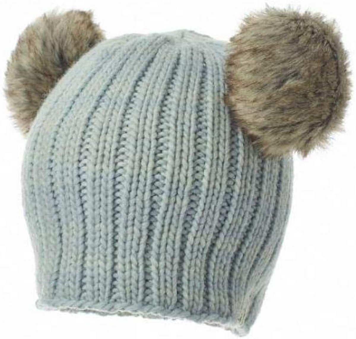 Designs Dubbele Pom Beanie
