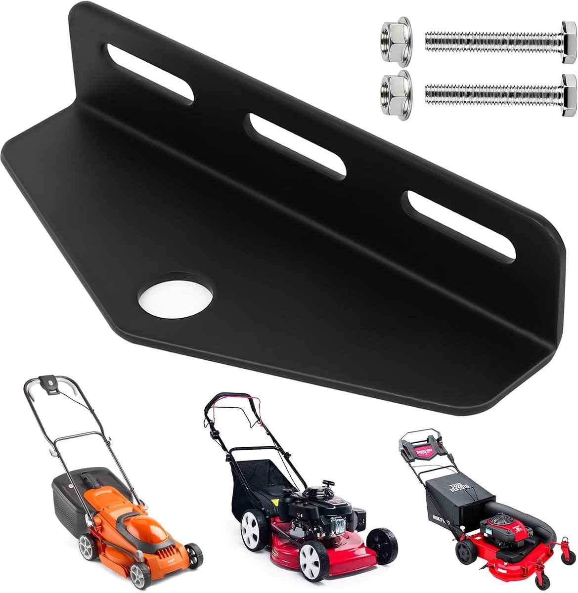 Aanhanger, kogelkop, trekhaak, grasmaaier, universele Zero Turn grasmaaier, trekhaak adapter houder, aanhanger gazontractor (7,6-15,2 cm houder, 1,9 cm pengat)