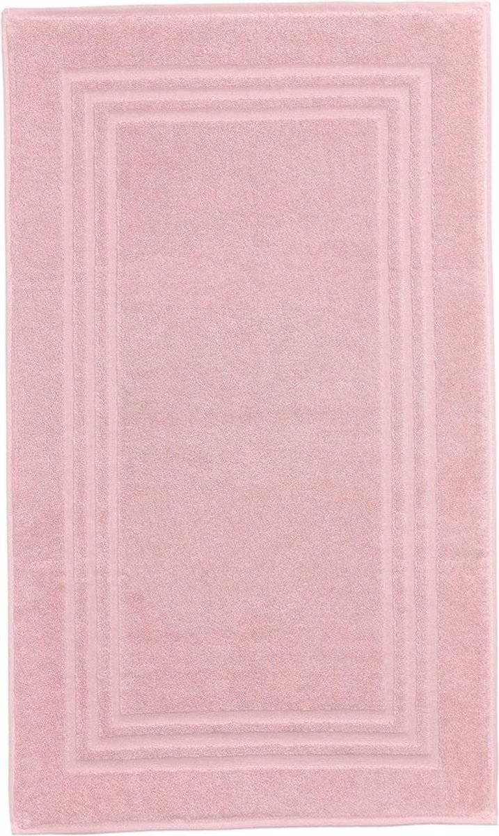 Badmat Lodge 50 x 80 cm - Pluizig Cotton Tapijt voor Badkamer