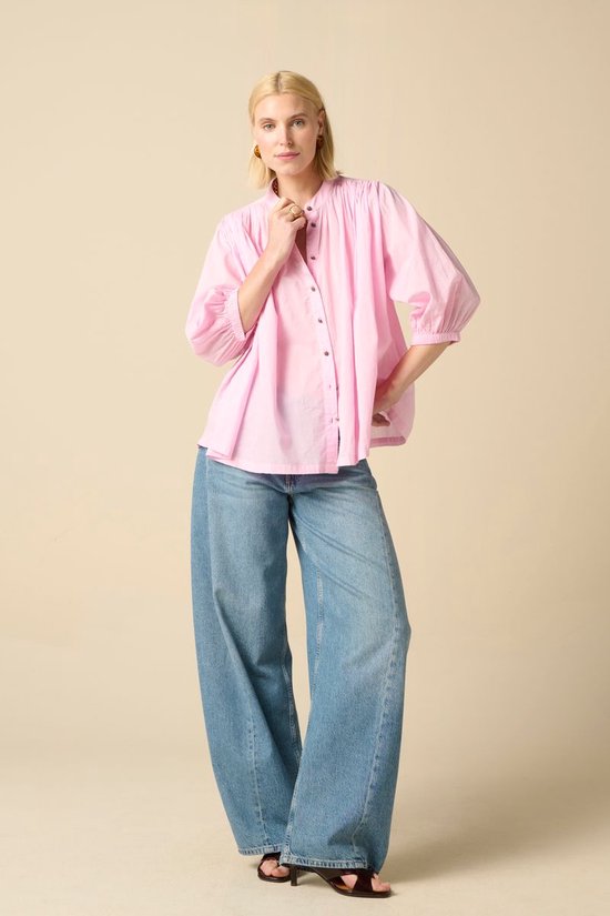 Lichtroze Blouse