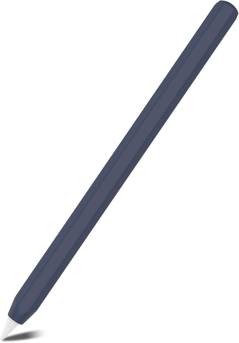 Pencil Siliconen hoes, compatibel met Apple Pencil 2e generatie & Apple Pencil Pro, ultradunne siliconen, compatibel met magnetisch opladen en Double Tap, 1 stuk, blauw
