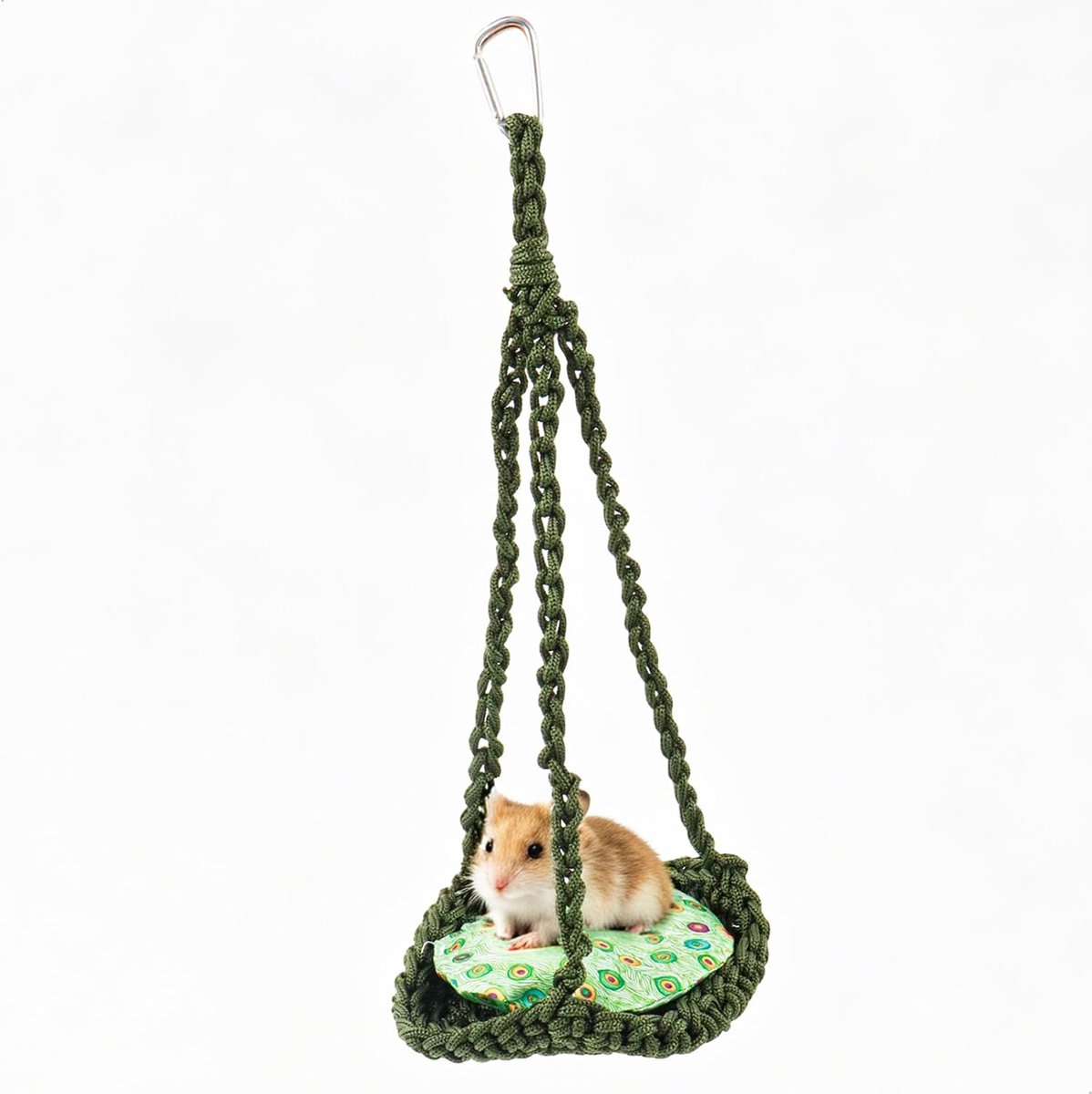 Huis voor Hamster, geweven nylon hamsterkooi, hamstertoebehoren voor konijnen, suikereekhoorns, eekhoorns, hamsters, parkieten, muizen, chinchilla's, vliegende eekhoorns, hagedissen