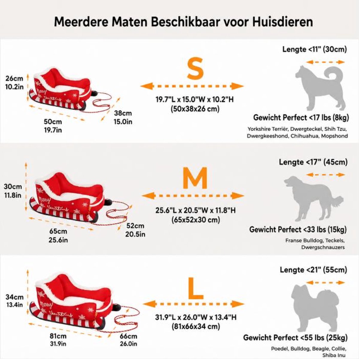 Kerst Hondenmand & Kattenmand – Kerstman Slee Design – Zachte Pluche Huisdierenmand – Warme Slaapplaats voor Hond en Kat – 65 × 52 × 30 cm – Rood – foto 3