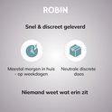 Robin boxershorts worden snel en discreet geleverd in een neutrale doos. Meestal de volgende ochtend in huis.