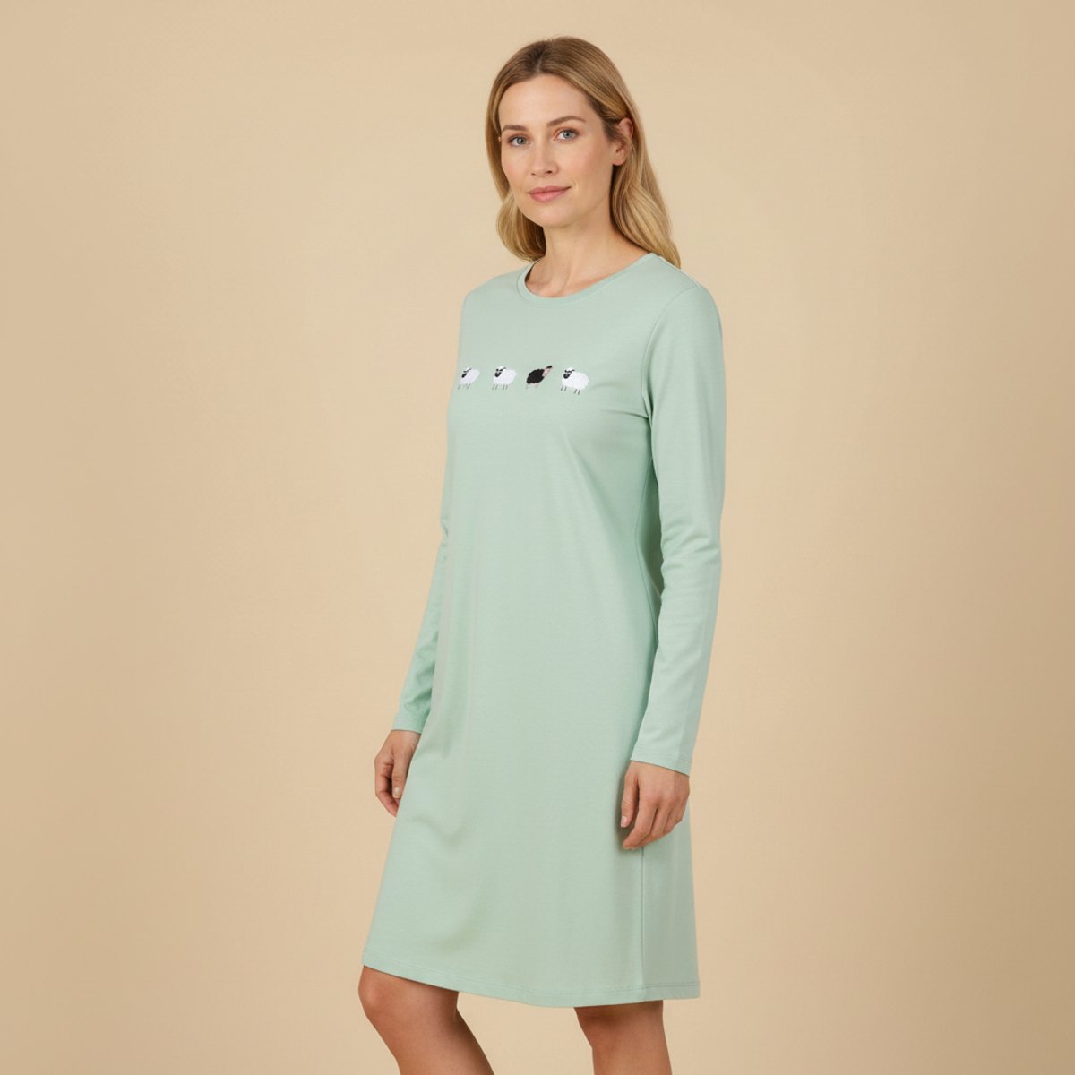 Ringella Sheep Parade – Nachtkleed – 6511027 – Jade Green – Groen