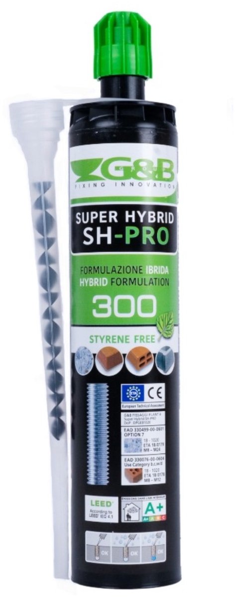 PARCO Chemisch Anker C300 300 ml – Injectiemortel met ETA voor Ongescheurd Beton & Metselwerk