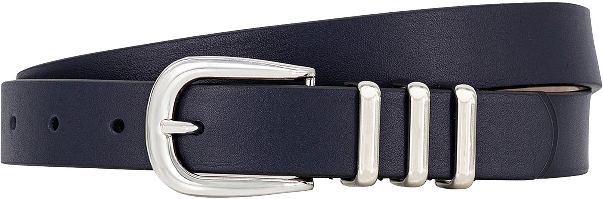 LINDENMANN dames leren riem - marine
