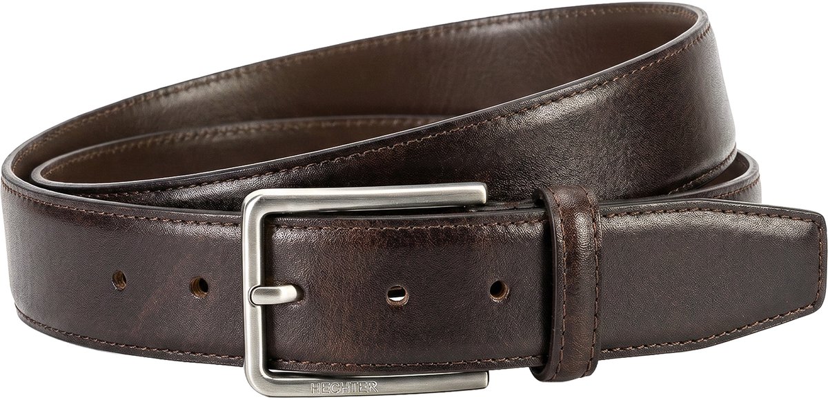 HECHTER leren heren riem - bruin