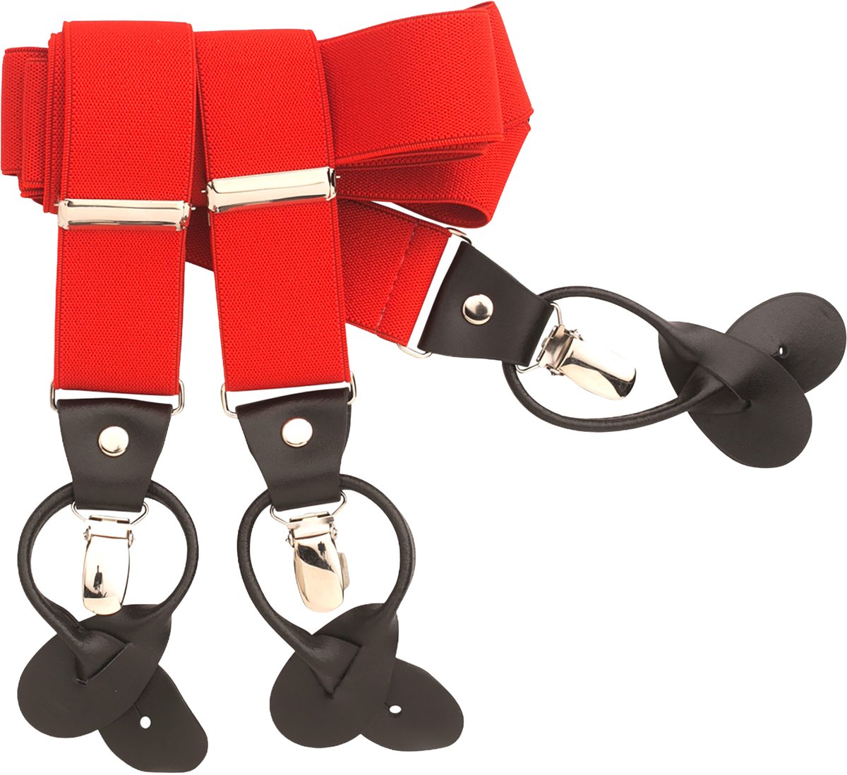 LINDENMANN heren bretels Y-vorm - rood