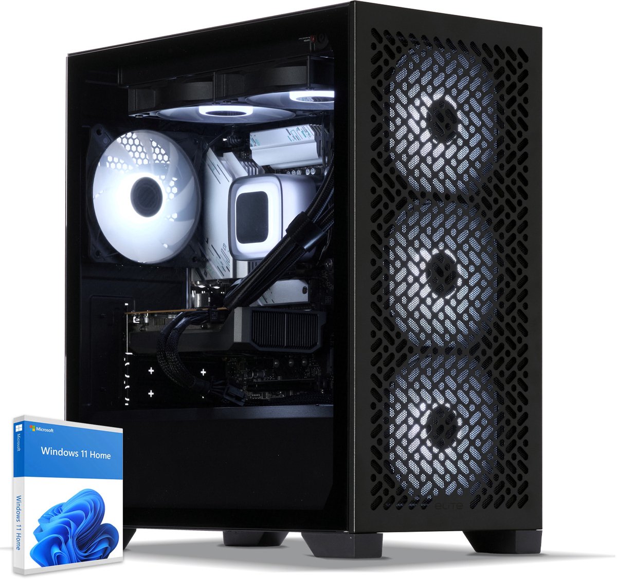 Sedatech Advanced Gaming PC Waterkoeling Tower ATX • AMD Ryzen 5 9600X 6x 3.9GHz • Radeon RX 9060XT • 32Gb DDR5 • 2Tb SSD M.2 • WiFi • Bluetooth, USB C • Windows 11 • Desktop computer