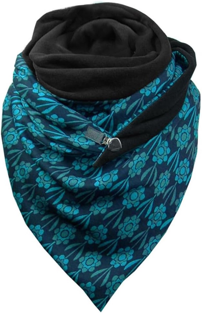 Heekpek Sjaal voor dames, modieus, chique, sjaals, sjaal, dames, wrap, sjaals, effen, warme sjaal, retro, herfst, winter, warme sjaal, casual, Groen, One size