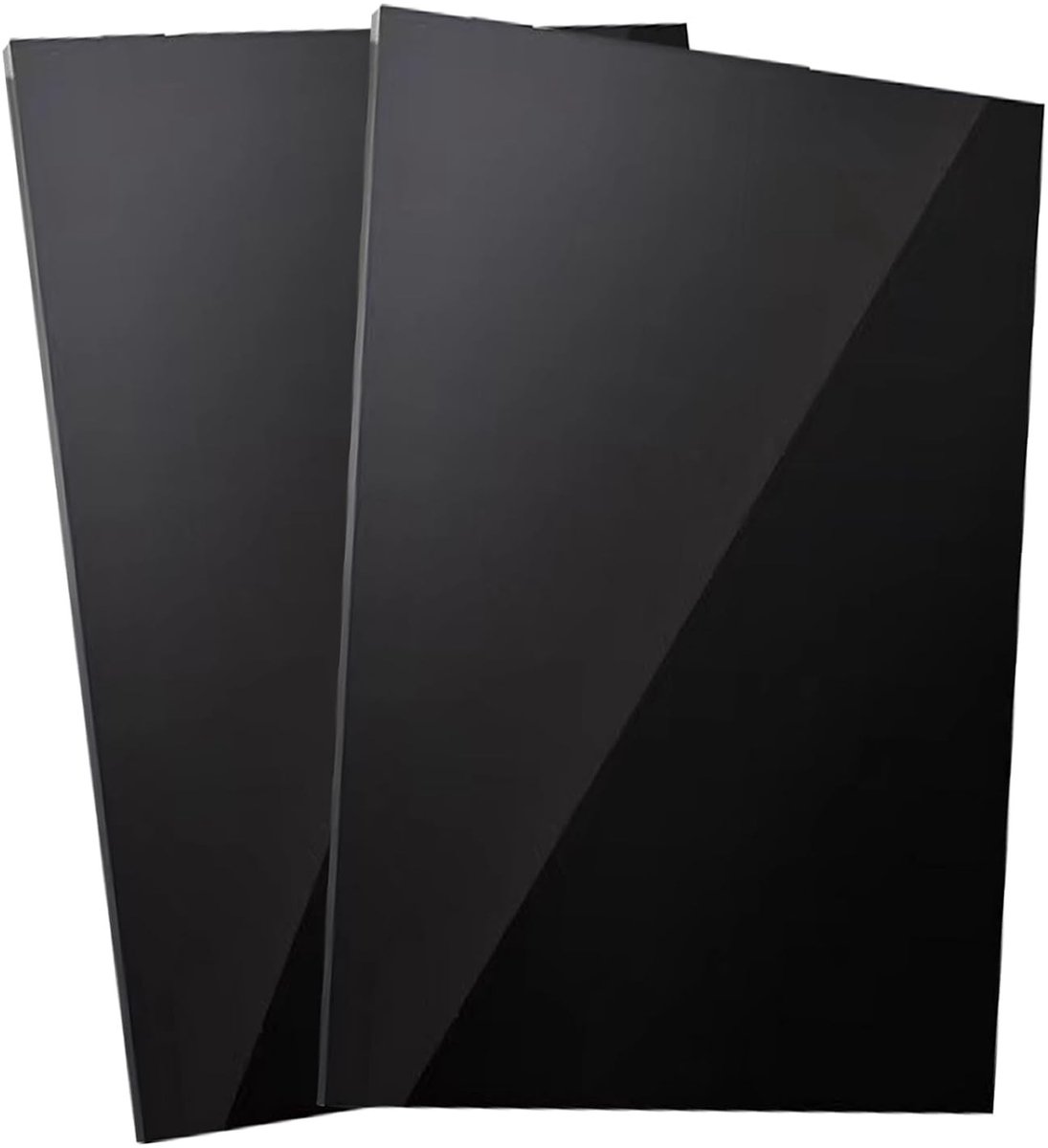 Fotopolymeer plaat - Zwart - 297 x 420 mm - 3 mm dik kunststof acrylplaat - Voor decoratie en display
