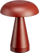 Luxus Europe - Tafellamp Touch Sofia Bordeaux - Draadloze LED Tafellamp Binnen - USB-C Oplaadbaar - Touchbediening - Dimbaar - 3 Lichtkleuren
