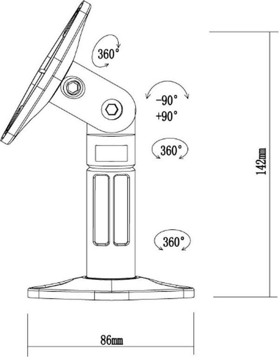 Omnimount OMN0010 Wit audio beugel per 5