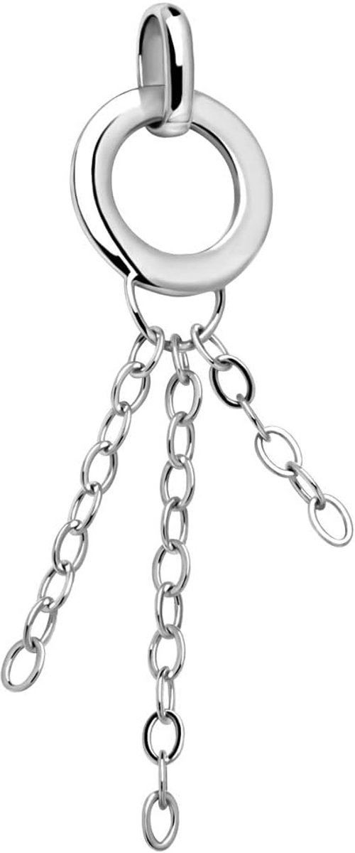 Dames Charm Bedel Verzilverd Drager met Ketting Hanger voor Armbanden en Accessoires