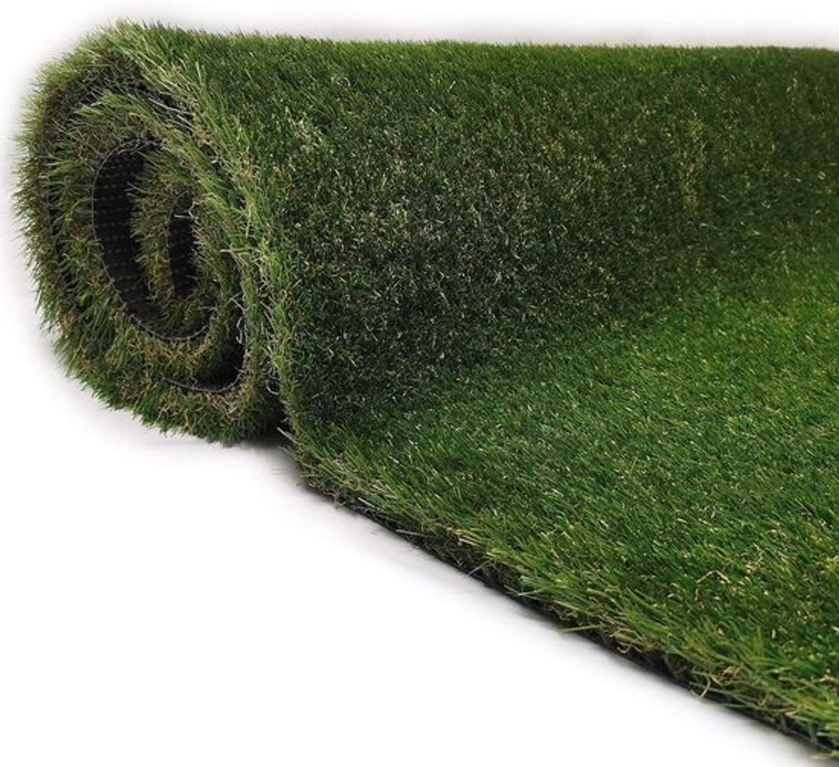 MadeInNature Hoogwaardig kunstgras voor buiten en binnen | Afmetingen naar keuze | Tapijt type kunstgras - zwembadtoren, golfgroen (100 x 100 cm, natuurlijk aangetast gazon)