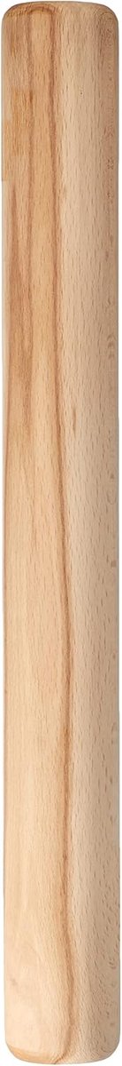 Deegroller zonder handgrepen van natuurlijk hout, lengte 40 cm, diameter 4,5 cm